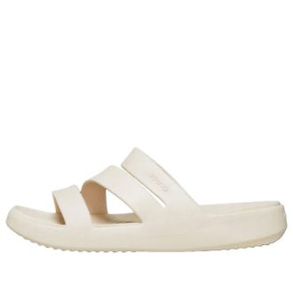 Crocs (WMNS) Getaway Strappy Slides “Cream White” 209587-160
