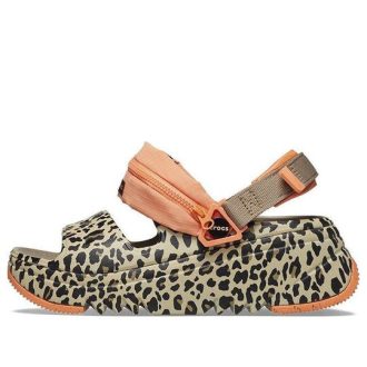 Crocs (WMNS) Hiker Xscape Animal Sandals “Khaki Leopard” 208611-2BY