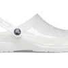 Crocs (WMNS) Jelly Crocs Transparent Unisex White Sandals 206908-100