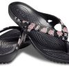 Crocs (WMNS) Kadee 2 Printed Flip Flops “Floral Black” 205998-97J