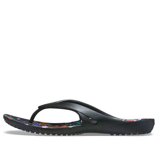 Crocs (WMNS) Kadee 2 Printed Flip Minimalistic Casual Flip-Flops Black 206866-001 Crocs (WMNS) Kadee 2 Printed Flip Minimalistic Casual Flip-Flops Black 206866-001