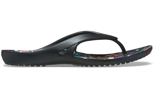 Crocs (WMNS) Kadee 2 Printed Flip Minimalistic Casual Flip-Flops Black 206866-001 Crocs (WMNS) Kadee 2 Printed Flip Minimalistic Casual Flip-Flops Black 206866-001