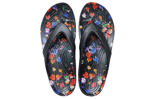 Crocs (WMNS) Kadee 2 Printed Flip Minimalistic Casual Flip-Flops Black 206866-001 Crocs (WMNS) Kadee 2 Printed Flip Minimalistic Casual Flip-Flops Black 206866-001