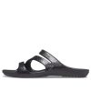 Crocs (WMNS) Kadee II Glitter Sandals “Black” 207315-001