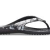 Crocs (WMNS) Kadee II Seasonal Flip Flops “Tropical Floral Black” 205635-98F