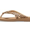 Crocs (WMNS) Kadee ll Leopard Print Flip-Flops Brown 206398-98R