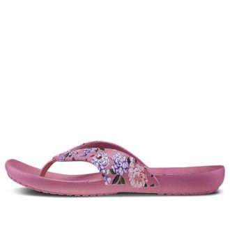 Crocs (WMNS) Kadee Printing Flip-Flops Pink 206190-9A5