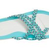 Crocs (WMNS) Knitted Flip-Flops Blue White 205728-4DY