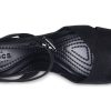 Crocs (WMNS) Leigh II Cross Strap Ankle Wedge Sandals “Black” 204950-060