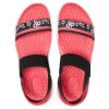 Crocs (WMNS) LiteRide Pattern Outdoor Open Toe Black Red Sandals “Black Red” 205868-066