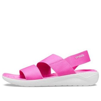 Crocs (WMNS) LiteRide Red Sandals 206081-6QV