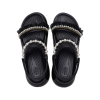 Crocs (WMNS) Mega Crush Pearl Ruffle Sandal “Black” 210179