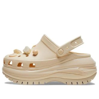 Crocs (WMNS) Mega Crush Shells and Pearls Clog “Beige” 209287-001