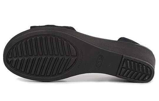 Crocs (WMNS) Metallic Coffee Sandals “Gold Black” 205800-98A Crocs (WMNS) Metallic Coffee Sandals “Gold Black” 205800-98A