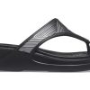 Crocs (WMNS) Monterey Metallic Stylish Black Slippers 206850-001