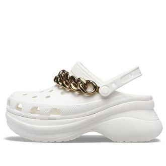 Crocs (WMNS) Retro Chain White Gold Sandals “White Gold” 206662-19B