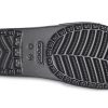 Crocs (WMNS) Sloane Shine Low Slide Flat Casual Black Silver Slippers “Black Silver” 206921-001