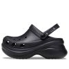 Crocs (WMNS) Small Whale Retro Crocs Thick Sole Black Sandals 206302-001