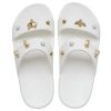Crocs (WMNS) Soft Sole Cozy Outdoor Flat Heel Sports Slippers White 207387-103