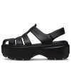 Crocs (WMNS) Stomp Fisherman Sandals “Black” 209938-001