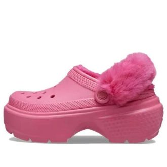 Crocs (WMNS) Stomp Lined Clogs “Pink” 208546