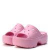 Crocs (WMNS) Stomp Slides “Pink” 209346-6WY