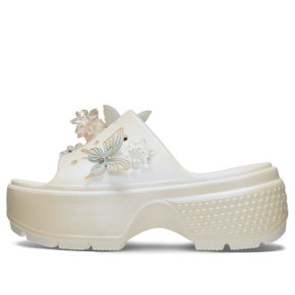Crocs (WMNS) Stomp Slides “White” 210180-100