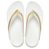 Crocs (WMNS) Thick Sole White Gold Slippers “White Gold” 206919-100