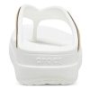 Crocs (WMNS) Thick Sole White Gold Slippers “White Gold” 206919-100