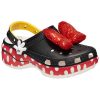 Crocs (WMNS) x Minnie Mouse Classic Platform Clogs “Black Red White” 209896-100