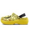 Crocs (WMNS) X Smiley Classic Clog Thick Sole Smiling Face clouds Sandals Yellow Black 207233-90H Crocs (WMNS) X Smiley Classic Clog Thick Sole Smiling Face clouds Sandals Yellow Black 207233-90H