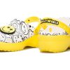 Crocs (WMNS) x Smiley World Charm Classic Platform Clogs “Yellow White” 207980-94S