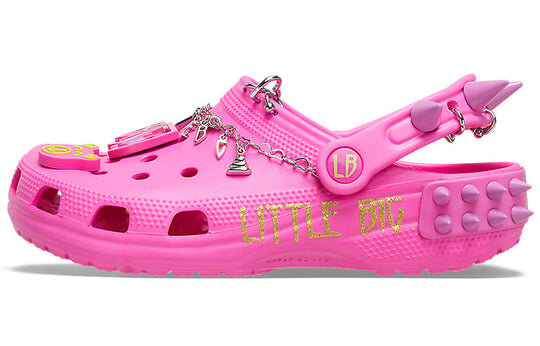 Crocs x LittleBig Classic Clog Sandals “Pink” 207546-6QQ Crocs x LittleBig Classic Clog Sandals “Pink” 207546-6QQ