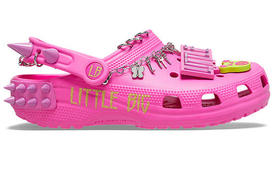 Crocs x LittleBig Classic Clog Sandals “Pink” 207546-6QQ Crocs x LittleBig Classic Clog Sandals “Pink” 207546-6QQ