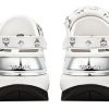Crocs x MCM Mega Crush Clogs “White Silver” MEXDAMM08WT