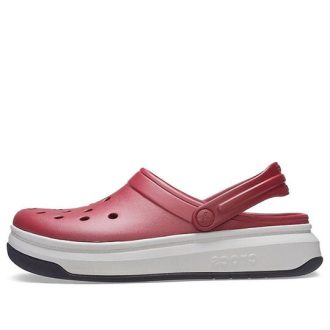 Crocsband Full Force Thick Sole Sandals Red White 206122-6RU