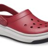 Crocsband Full Force Thick Sole Sandals Red White 206122-6RU Crocsband Full Force Thick Sole Sandals Red White 206122-6RU