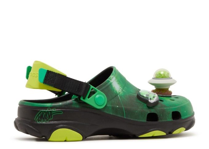Ron English x All-Terrain Clog “Area 54 – Green Galaxy”