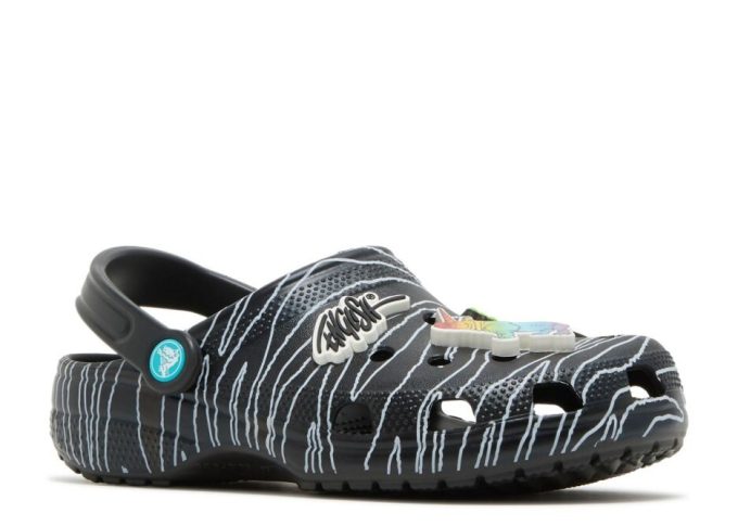 Ron English x Classic Clog Kids “Party Animals – Zebra Black”