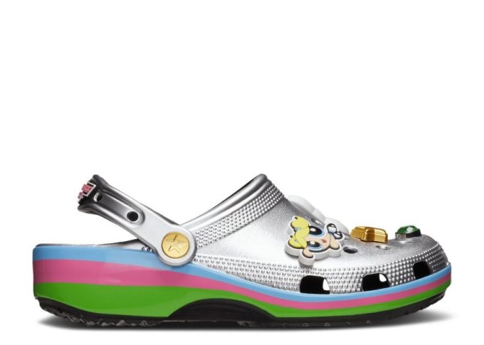 The Powerpuff Girls x Classic Clog “Metallic Silver”